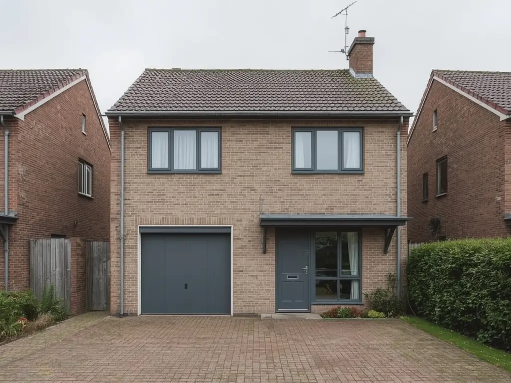 Twee-onder-een-kapwoning in Hillegom met antraciet kunststof kozijnen