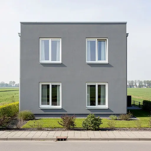 Moderne vrijstaande woning in Lisse met nieuwe witte kunststof kozijnen