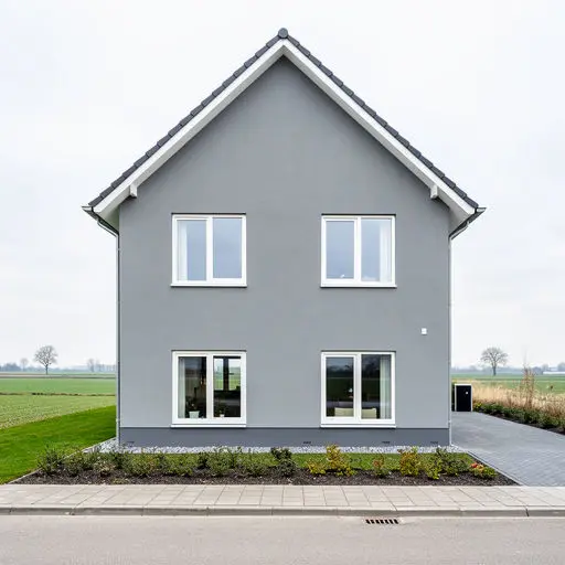 Moderne vrijstaande woning Nieuw-Vennep Getsewoud met nieuwe witte kunststof kozijnen