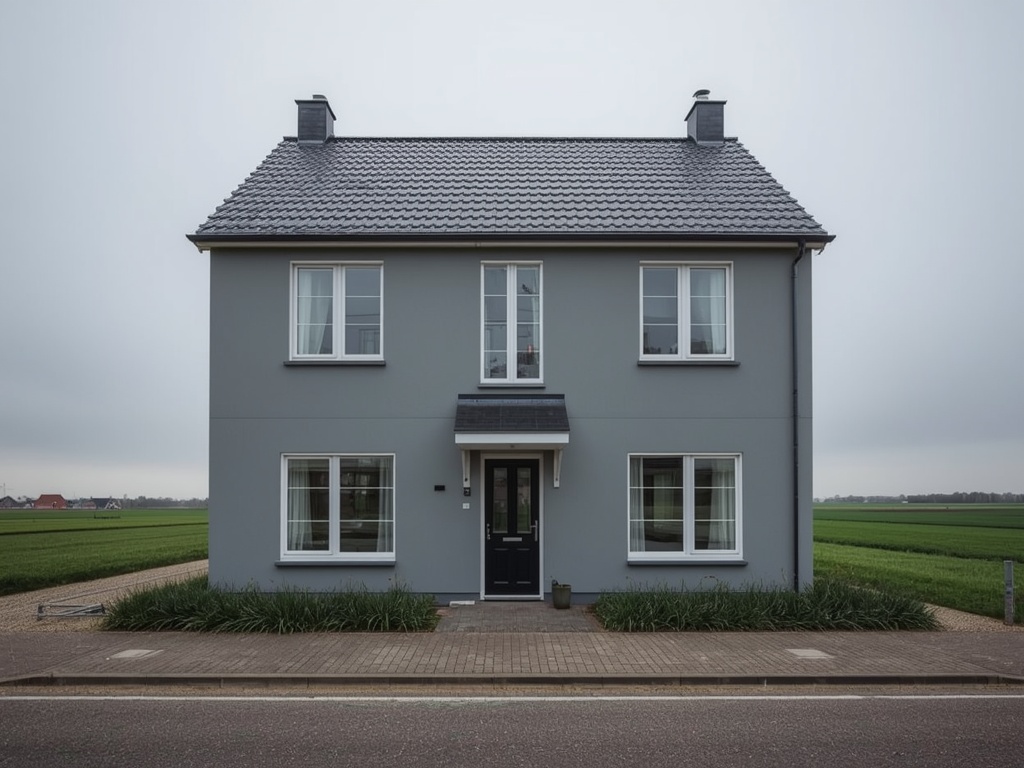 Moderne vrijstaande woning Hoofddorp Floriande met nieuwe witte kunststof kozijnen