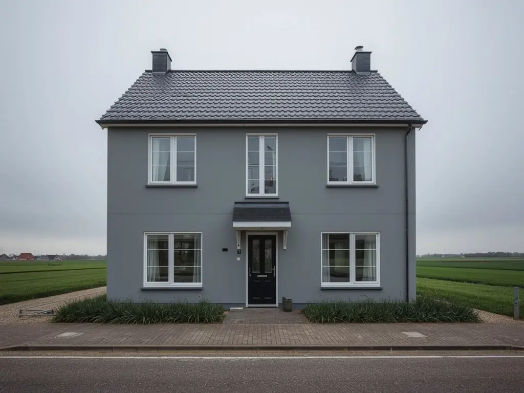 Moderne vrijstaande woning Hoofddorp Floriande met nieuwe witte kunststof kozijnen
