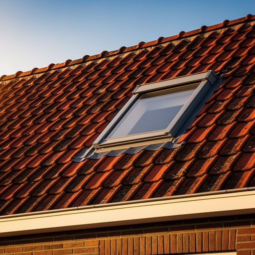 Wit kantelbaar kunststof dakraam met HR++ glas in een zolderkamer
